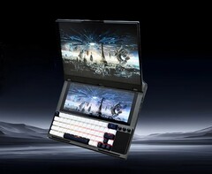 Krayzor packt ein riesiges Zweitdisplay und eine mechanische Tastatur in das Gehäuse eines Laptops. (Bildquelle: Krayzor)