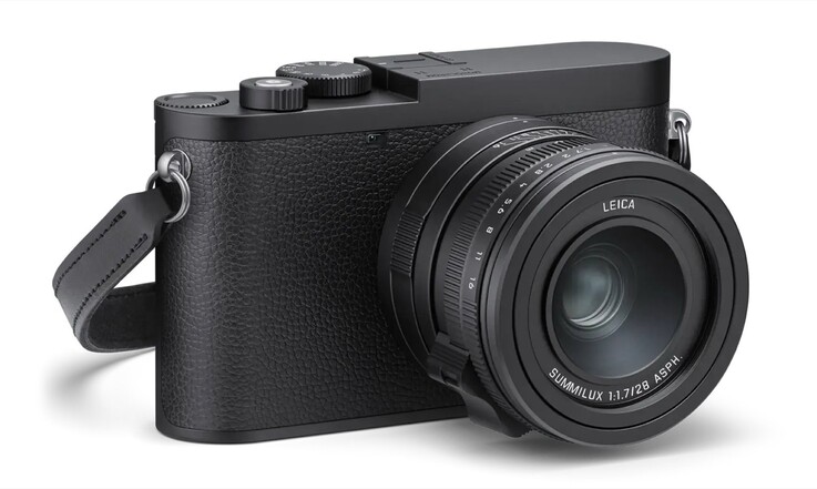 Die Leica Q3 Monochrom verzichtet auf ein rotes Leica-Logo.