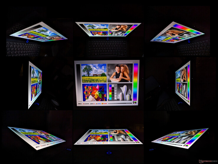 OLED zeigt einen Regenbogeneffekt mit breiten Einblickswinkeln