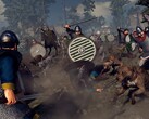 Eine Schlacht in A Total War Saga: Thrones of Britannia, das auf Steam derzeit im Angebot ist