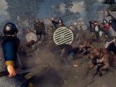 Eine Schlacht in A Total War Saga: Thrones of Britannia, das auf Steam derzeit im Angebot ist