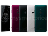 Das Xperia XZ3 in allen Farbvarianten, insgesamt vier sind offensichtlich geplant.