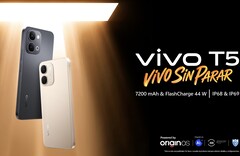 Das Vivo T5 4G ist in Gold und Schwarz erhältlich