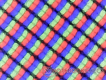 Das matte Panel hat im Vergleich zu den meisten glänzenden Panelen nur eine minimale Körnung