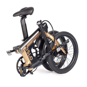 Das Fahrrad lässt sich klappen