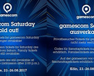 gamescom 2017 | Privatbesucher-Tickets für Samstag ausverkauft