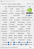 GPU-Z GeForce RTX 4070 Laptop