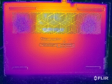 Oberflächentemperaturen Stresstest (Unterseite)