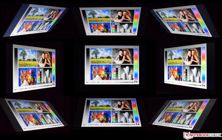 Blickwinkeltest beim Dell Inspiron 15 7000