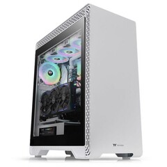 S500 TG: Thermaltake präsentiert weißes Gehäuse mit durchgehender Front