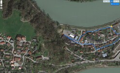 GPS LG X power3 – Kreisverkehr