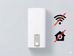 Smarte Funktionen sind bei einem Durchlauferhitzer oft Fehlanzeige. (Bildquelle: Viessmann, bearbeitet mit KI)