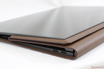 Im Tabletmodus etwas angewinkelt für besseren Halt