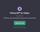 Pictory GPT for Video ist jetzt für ChatGPT Plus verfügbar (Bild: selbsterstellter Screenshot).