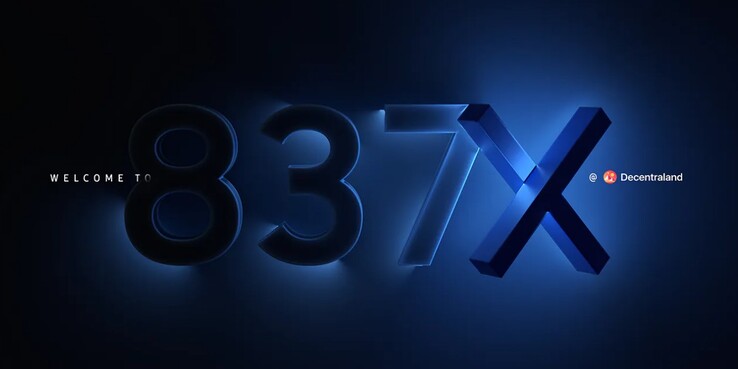 Der virtuelle Samsung-Space im Decentraland Metaverse nennt sich 837X.