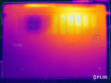 Oberflächentemperaturen Stresstest (Unterseite)