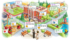 Messenger: Telegram zeigt Nutzer in der Nähe an (Bild: Telegram)