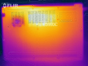 Wärmeentwicklung Unterseite (Last)