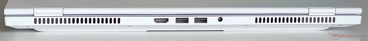 Rückseite: HDMI 2.0, 2x USB-A 3.2 Gen.1, Netzteil