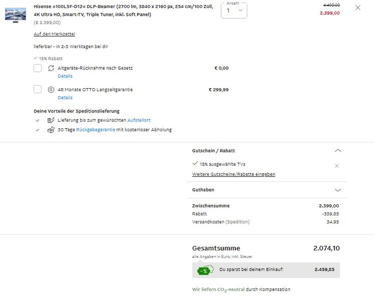 Der 100L5F-D12 ist für nur gut 2.074 Euro erhältlich