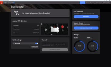 Vantage-Startbildschirm