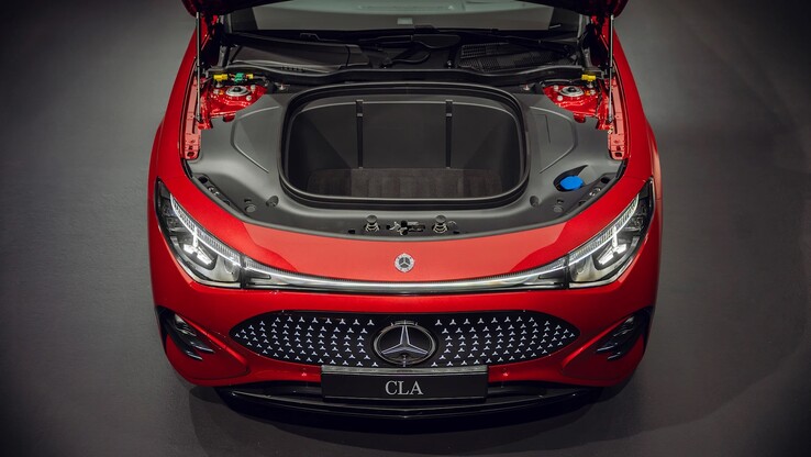 Bild des großen Frunks des CLA EQ