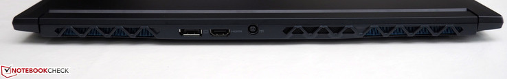 Rückseite: DisplayPort, HDMI, DC-in