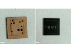 Die potentielle Ober- und Unterseite des Apple A11