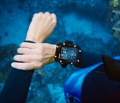 Garmins neuester Tauchcomputer besitzt ein 2,4 Zoll großes Display. (Bildquelle: Garmin)