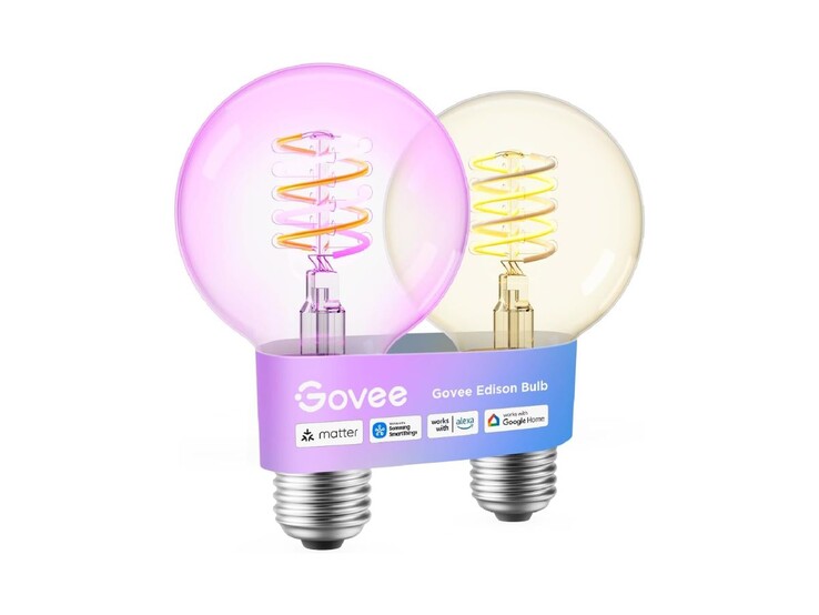 Die kugelförmige Govee Smart Edison Light Bulb