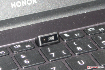 Honor MagicBook 15 - Webcam in der Tastatur