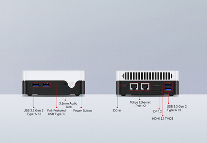 Anschlusskonfiguration des Mini-PCs