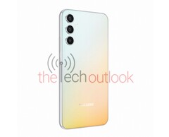 Das Samsung Galaxy A34 5G soll in mehreren strahlenden Farben angeboten werden. (Bild: TheTechOutlook)