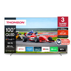 Der Thomson QLED Pro Smart-TV sorgt mit 100 Zoll Bildschrimdiagonale für Heimkinoerlebnisse (Quelle: Thomson).
