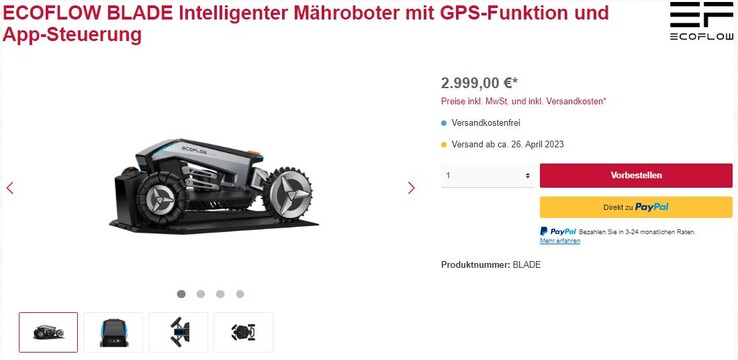 Der EcoFlow Blade war kurzzeitig bereits gelistet