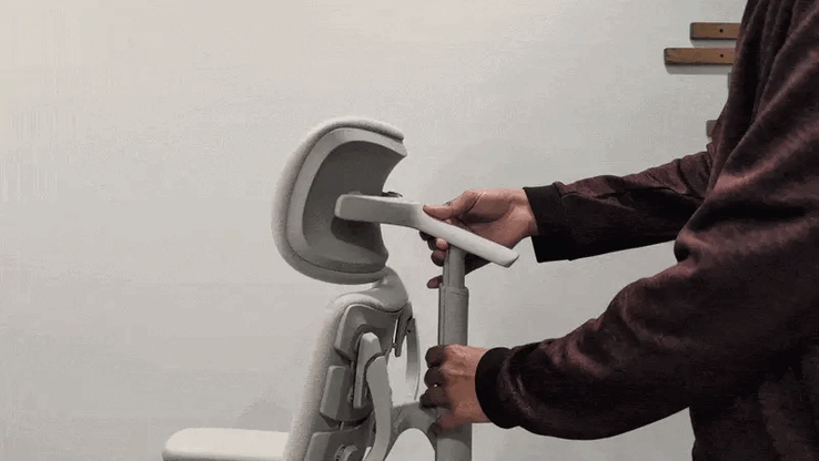 Einstellung der Nackenstütze