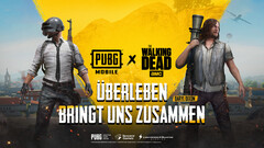 PUBG Mobile: Spieler können als Walking Dead-Charaktere ballern.