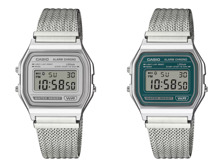 Casio Vintage A158-WEM-7 (links) und A158-WEM-3 (rechts) (Bildquelle: Casio)