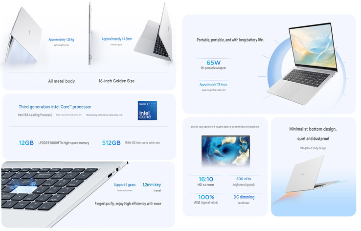 Die wichtigsten Highlights des Lecoo Air 16 Intel Wildcat Lake (maschinell übersetzt)