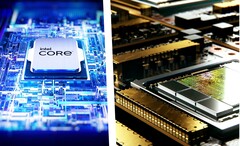 Sowohl Intel als auch Nvidia sollen Alternativen zu AMD Ryzen Strix Halo entwickeln. (Bildquelle: Intel / Nvidia)