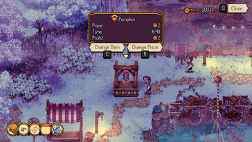 Auch ein Händler darf natürlich nicht fehlen.