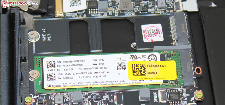 Eine PCIe-4-SSD dient als Systemlaufwerk.
