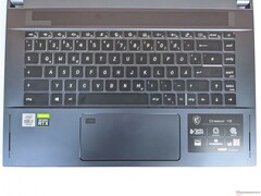 MSi Creator 15 - Tastatur