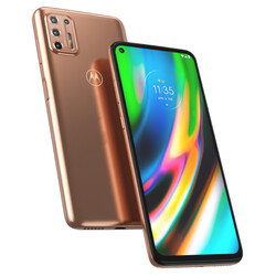 Das Moto G9 Plus von vorne und hinten (Bild: Motorola)