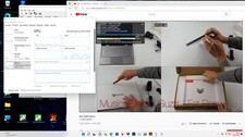 Maximale Latenz beim Öffnen mehrerer Browser-Tabs und beim Abspielen von 4K-Videomaterial.