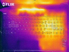 Wärmeentwicklung Oberseite (Last)