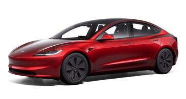 Model 3 in Ultra Red (Quelle: Tesla)