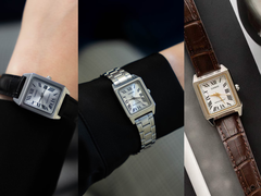 Die Casio LTP-B150D-7BJF mit Edelstahlarmband neben der LTP-B150L-7B1JF und der LTP-B150L-7B2JF.
