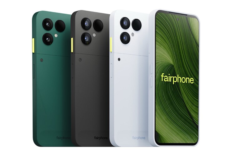 Das Fairphone 6+ wird offenbar wie das abgebildete Fairphone 6 in Grün und Schwarz angeboten, Weiß soll aber durch Blau ersetzt werden