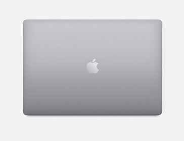 Das neue MacBook Pro 16 von oben mit geschlossenem Bildschirm (Bild: Apple)